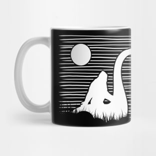 Bigfoot Riding Loch Ness Monster Mug